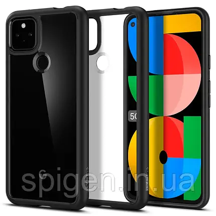 Чохол Spigen для Google Pixel 5a 5G - Hybrid Ultra - Black, фото 1