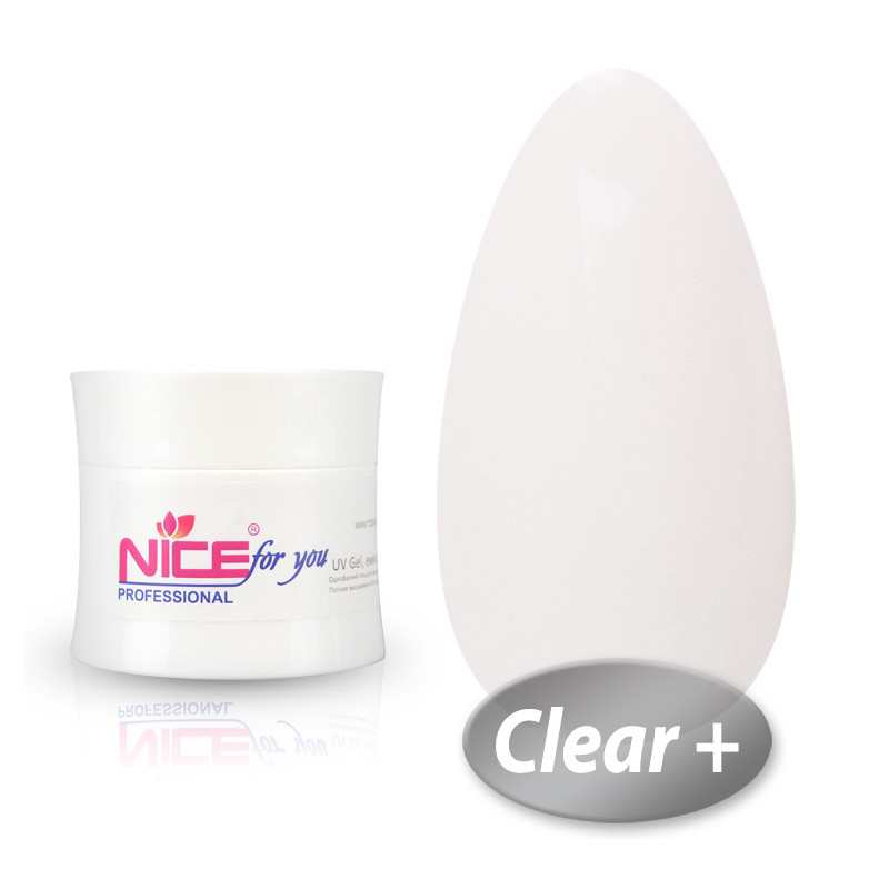 Гель для нарощування Clear + Прозорий 15 г