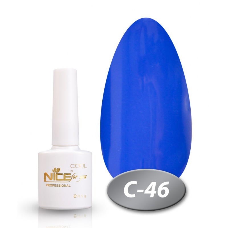 Гель-лак Nice for You COOL C-046 синій 8,5 мл