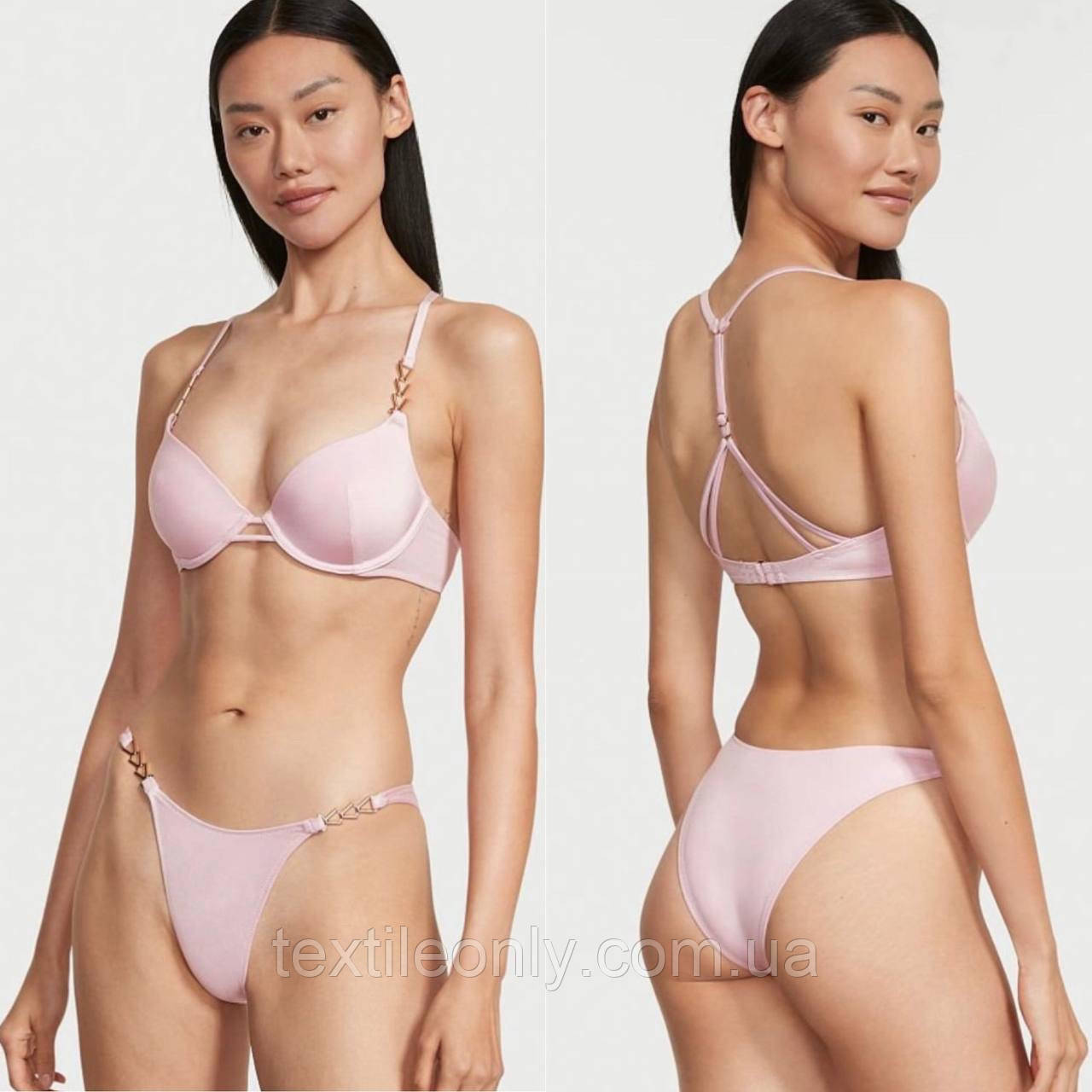 Купальник victoria's secret USA 2022 колір світло-рожевий