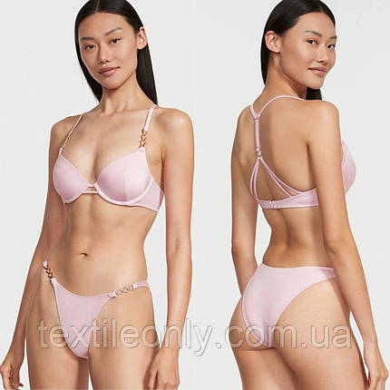 Купальник victoria's secret USA 2022 колір світло-рожевий, фото 1