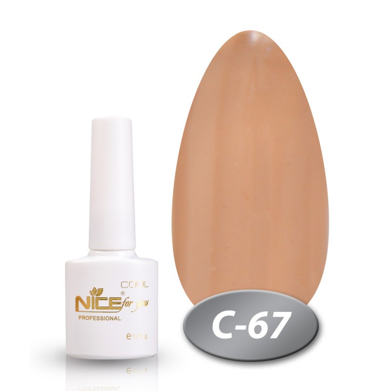 Гель-лак Nice for You COOL C-067 нюдовый 8,5 мл
