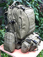 Тактический рейдовый рюкзак 60л Кайот Военный армейский штурмовой универсальный туристический рюкзак ВСУ NATO1