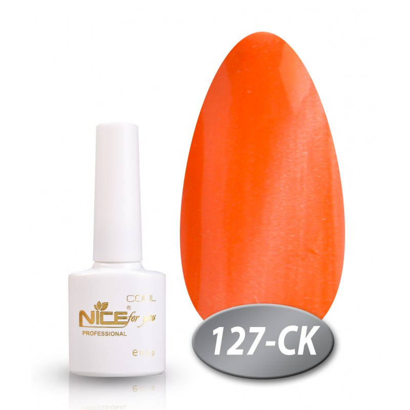 Гель-лак Cool Cat Eyes 127-СК Nice for you Помаранчевий 8.5 г