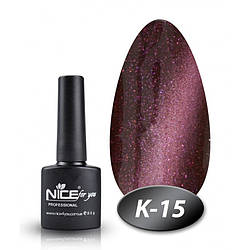 Гель-лак Cat Eyes К-15 Nice for you Темно-фіолетовий 8.5 г