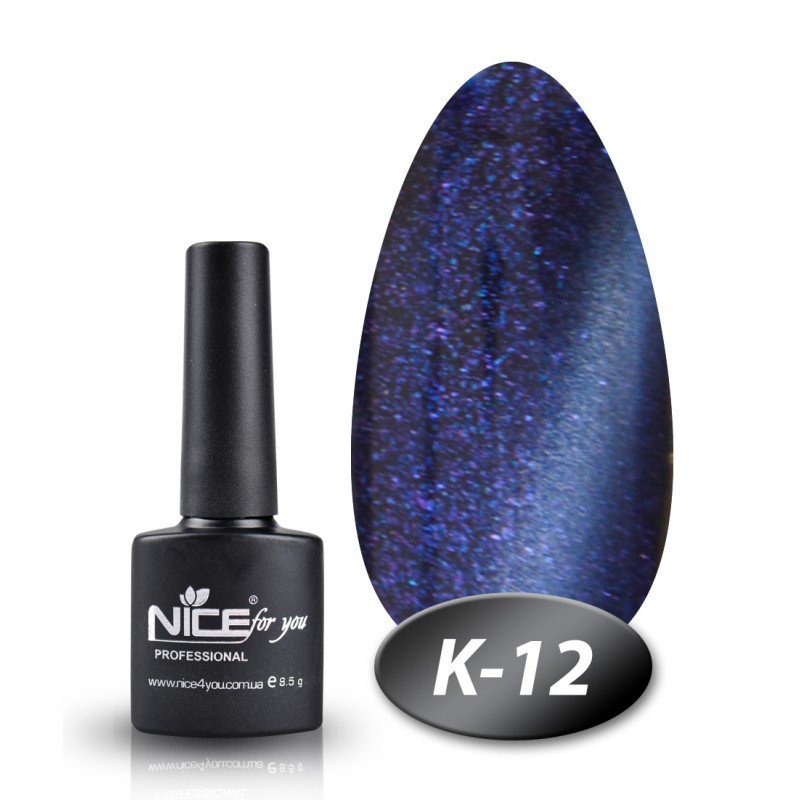 Гель-лак Cat Eyes К-12 Nice for you Індіго 8.5 г