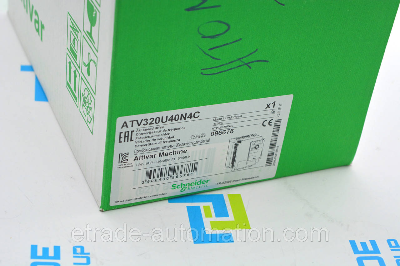Перетворювач частоти Schneider ATV320U40N4С