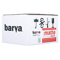 Фотобумага для принтера Barva, матовая, А6 (10x15), 180 г/м, 500 л, серия 'Original' (IP-A180-256)