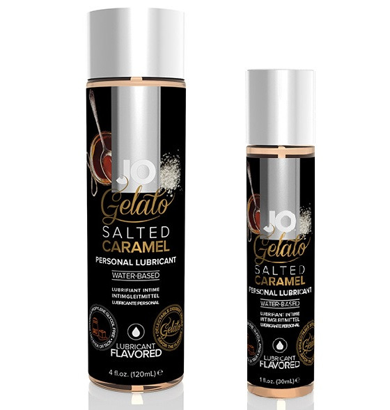 Оральний лубрикант на водній основі System JO Gelato Salted Caramel 30 мл