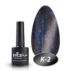 Гель-лак Cat Eyes К-2 Nice for you Сіро-блакитний 8.5 г