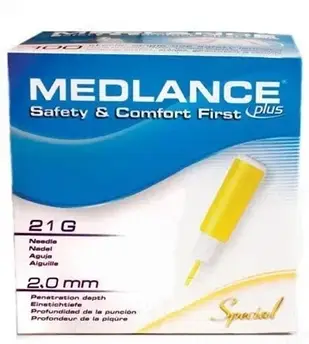 Ланцет Medlance (Медланс) plus Special, лезо 0,8 мм, 200 шт. 7744