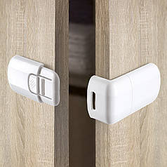 ЗАМОК КУТОВИЙ ІЗ КНОПКОЮ