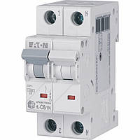 Автоматический выключатель Eaton HL-C6/1N 2P 6A C 4,5kA 194748 (Moeller) модульный