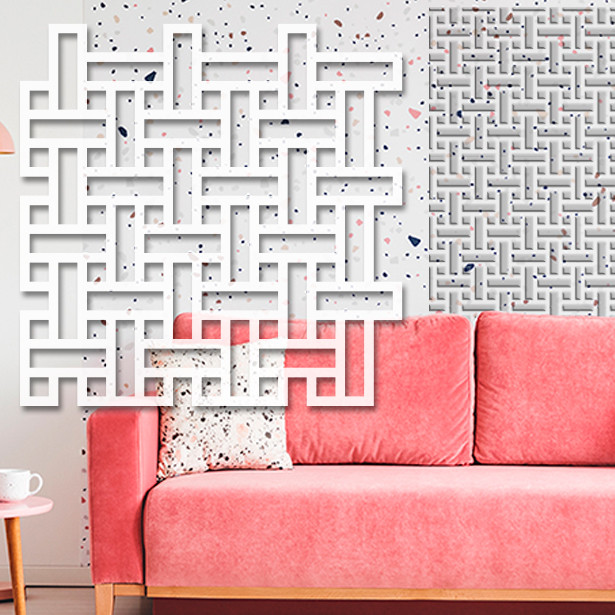 Трафарет для штукатурки, фарбування декоративний багаторазовий, пластиковий трафарет (500х500)