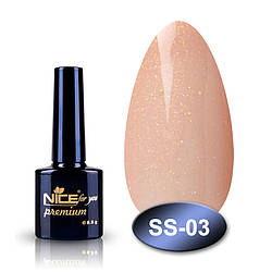 Камуфлююча база з шимером Soft Shimmer Nice for you SS03 8,5 g
