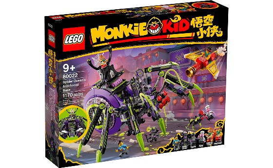 LEGO Monkie Kid База арахноїдів Королеви Павуків 1170 деталей (80022)