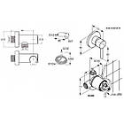 Змішувач для гігієнічного душу KLUDI Zenta прихованого монтажу хром латунь 489990565, фото 2