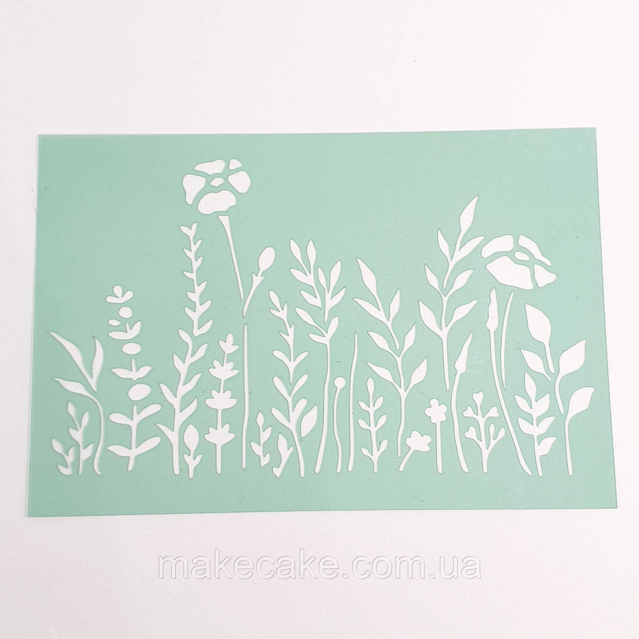 Трафарет візерунок Квіточки (великий) 15х20 см, фото 1