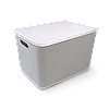 Ящик для зберігання XXL без кришки 360х257х250 мм, сірий, фото 9