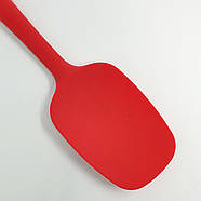 Силіконова лопатка-ложка цілісна (мала), фото 3