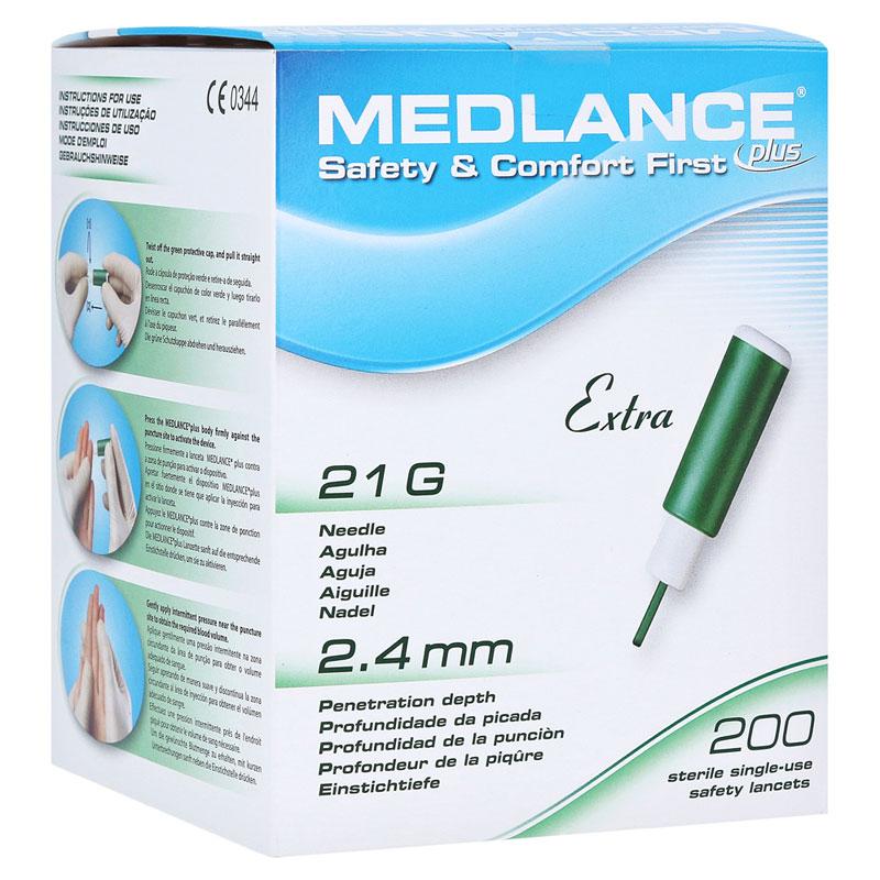 Ланцет Medlance (Медланс) plus Ехtra, 21G, 200 шт. 7743