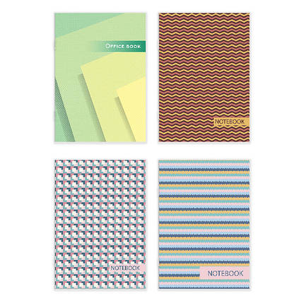 Тетрадь для нотаток « Notebook», А4, 48 р., газетка, лінія KNZ, фото 1