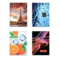 Тетрадь для заметок «Ассорти», А4, 96 листов, офсет, клетка, твёрдая обложка KNZ