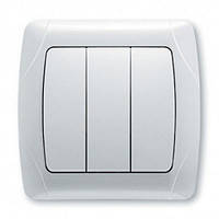 Вимикач 3кл. CARMEN (білий) (арт. 90561068)