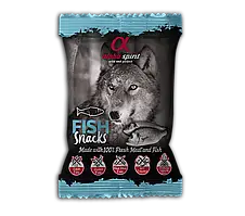 Alpha Spirit Dog Snacks Fish Лакомства для собак Снек з рибою (кубіки) 50 г