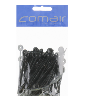 Шпажки для бігудів чорні Comair 100 шт