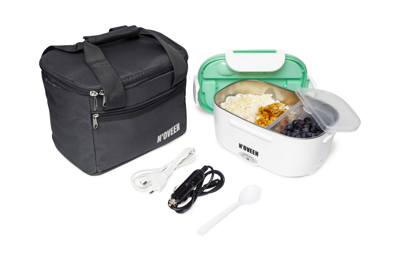 Ланчбокс із підігрівом від мережі та прикурювача з термосумкою Noveen LB420, фото 1
