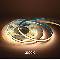 Матрична світлодіодна стрічка 3000K COB 12V 12W 1100Lm IP20 8мм