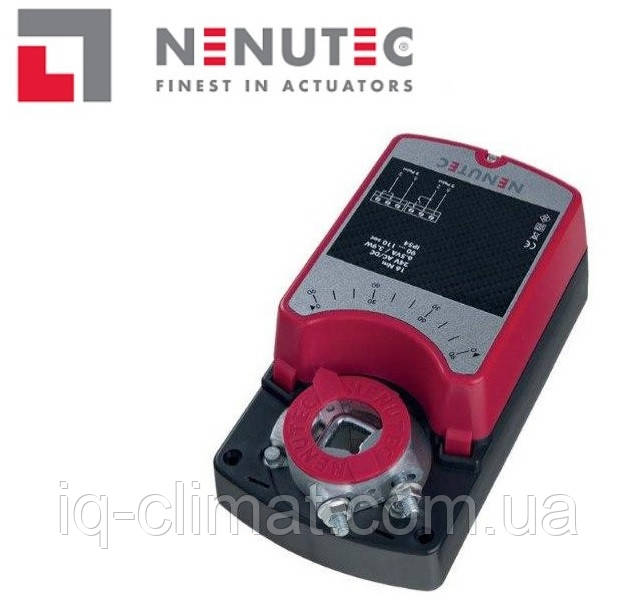 NACA 2-10 Электропривод Nenutec для воздушной заслонки 2,0м², 10Нм, 230V - фото 1 - id-p1650728122