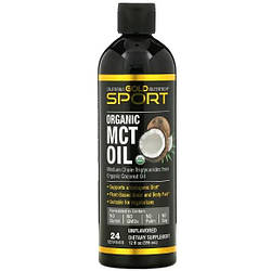 Жироспалювач California Gold Nutrition SPORTS Organic MCT Oil (355 мл.)