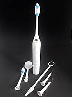 Скалер для чистки зубів Wanhengda + зубна щітка Білий