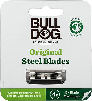 Запасні картриджі для бритви Bulldog Skincare Original Bamboo Razor Blades 4 шт