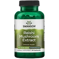 Грибы Рейши Swanson Reishi Mushroom Extract 500 мг 90 капс.