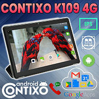 Игровой Планшет-Телефон CONTIXO K109 4G 10.1" 1920х1200 3GB RAM 32GB ROM GPS + Чехол-вкладыш