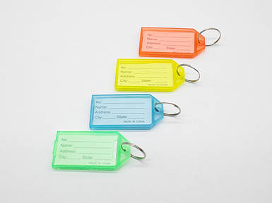 Номерок для ключів. Колір мікс. 57мм