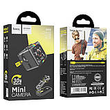 Камера портативна HOCO DI13 1080p, TF, чорна, фото 9