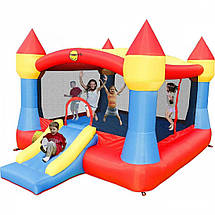 Надувний батут з гіркою надувний ігровий центр дитячий надувний батут для дітей Happy Hop "Мега Фортеця", фото 3