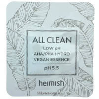 Ессенція з кислотами Heimish All Clean low pH Balancing Vegan Escence, 1,5 мл ( корник)