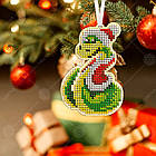 КНІ_100 Символи року набір для вишивання бісером по дереву новорічних іграшок, фото 10