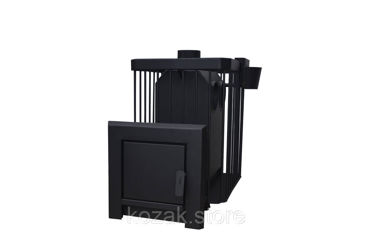 Піч-кам'янка з парогенератором Kozak Парний з виносом-телескоп 18-22 м3 Кам'янка з парогенератором, фото 1