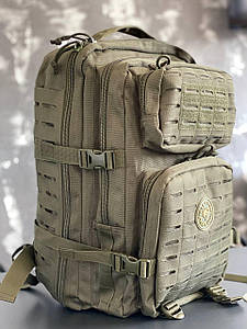 Водостійкий, військовий, тактичний рюкзак, об'ємом 37 літрів, ISARM колір Олива, висотою 46 см