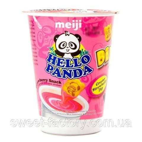 Meiji Hello Panda Dip Dip Strawberry 20g