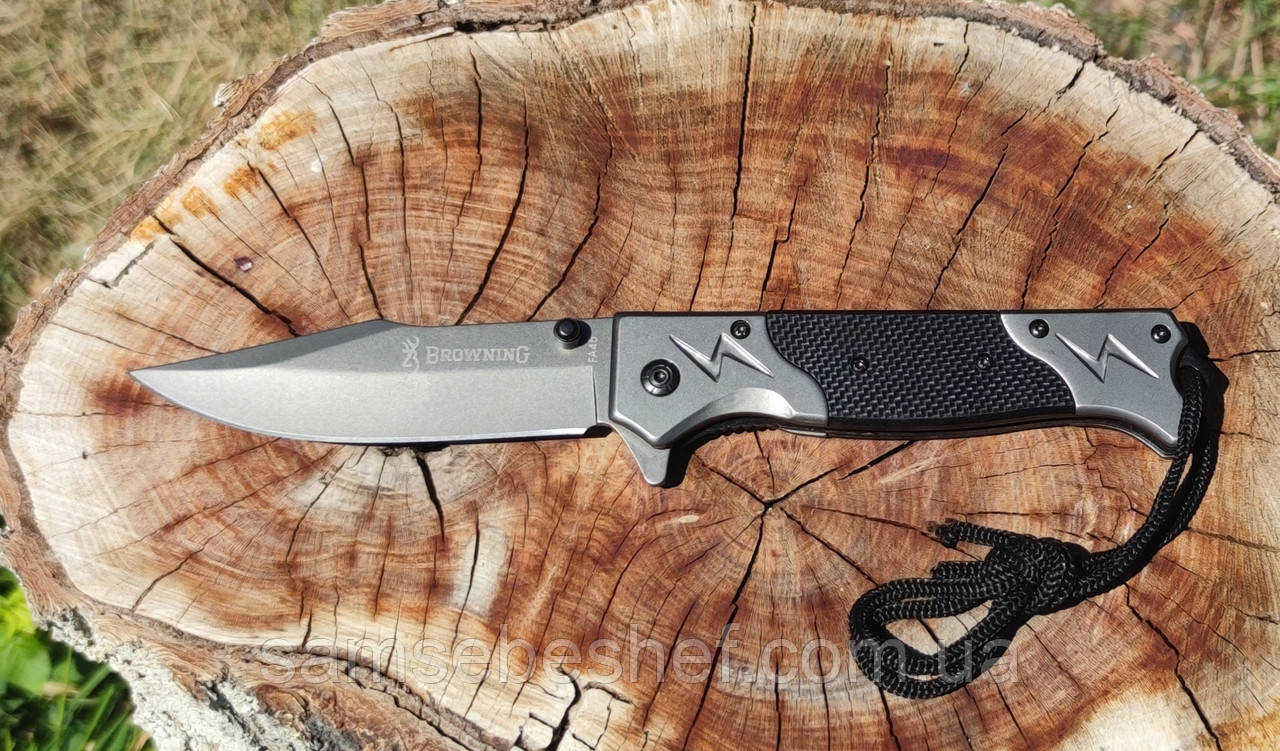 Туристичний ніж складаний Browning FA-45 чорний
