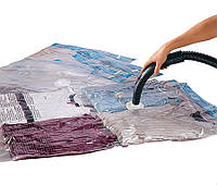 Вакуумный пакет для одежды 80х110 см герметичный мешок для хранения вещей