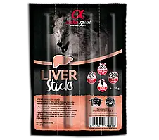 Alpha Spirit Dog Sticks Liver Ласощі для собак Стик зі свинною печінкою 40 г