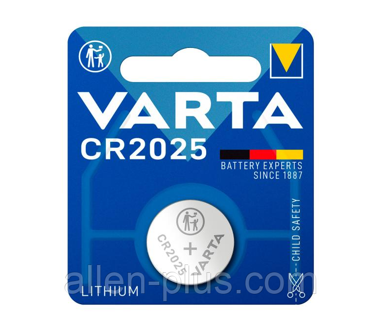 Батарейка літієва VARTA Lithium CR2025 3 V 1pc BLISTER CARD